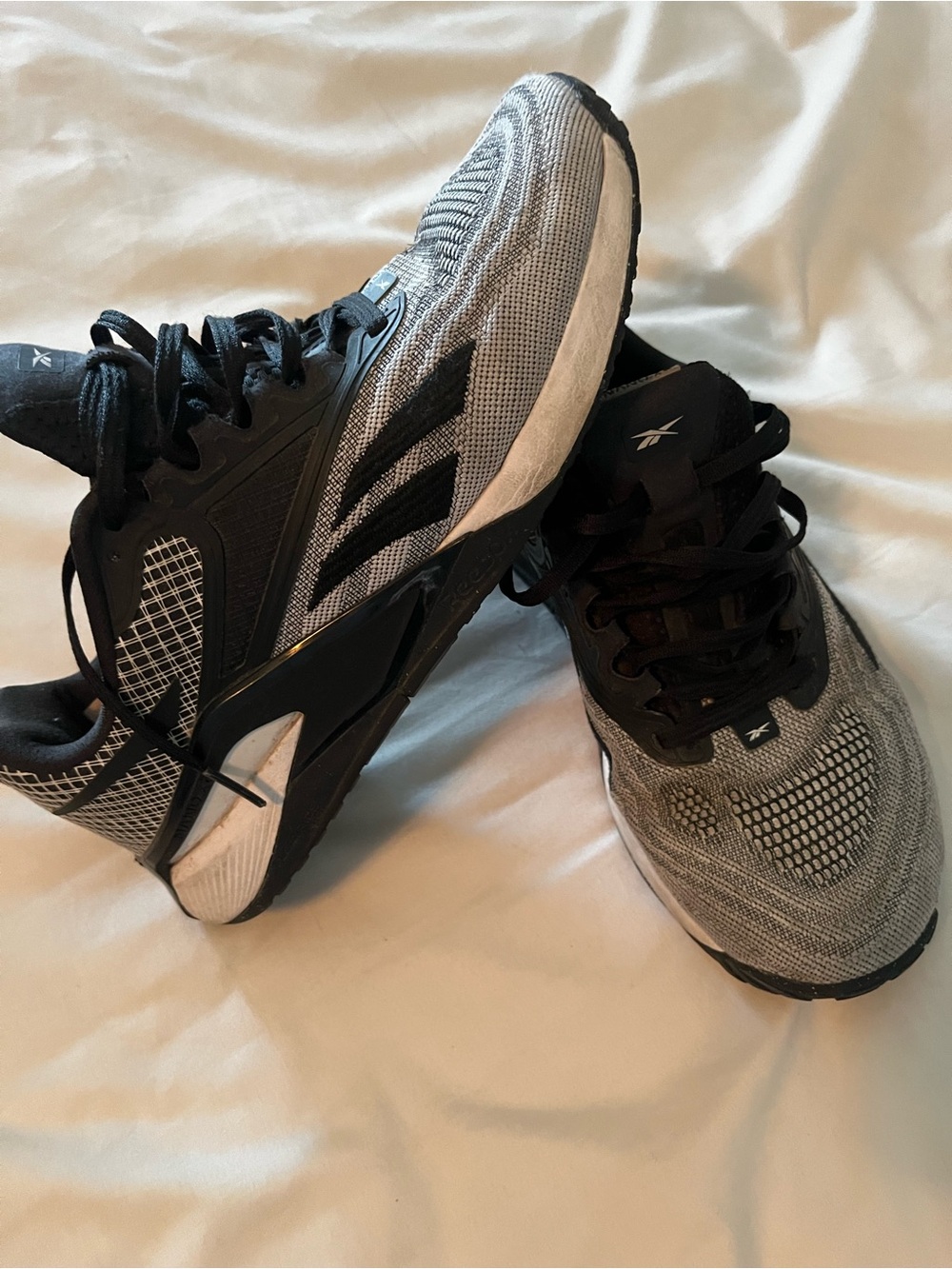 Reebok women's Black and Gray nano x2 Lightweight Sneakers